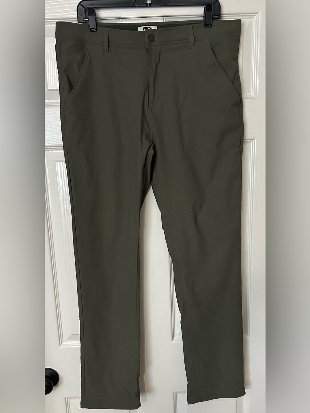 Ruxen Men's Pants Olive Green Size 36x32 Casual Dress Pants